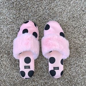 Pink VS slippers